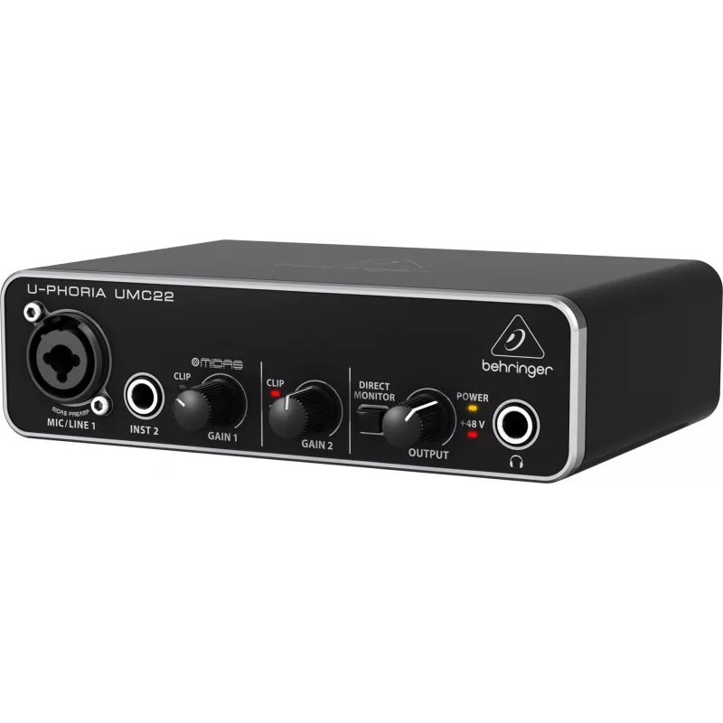 Behringer UMC22 Ergänzendes Musikequipment Concert/Studio Vorverstärker
