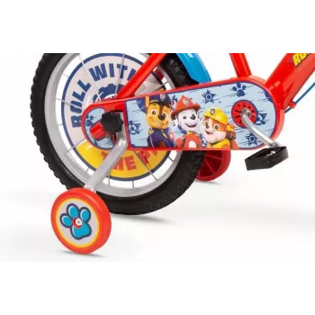 Kinderfahrrad Toimsa 16 Zoll Paw Patrol rot Modell 1678, 16-Zoll-Räder, Eingangschaltung
