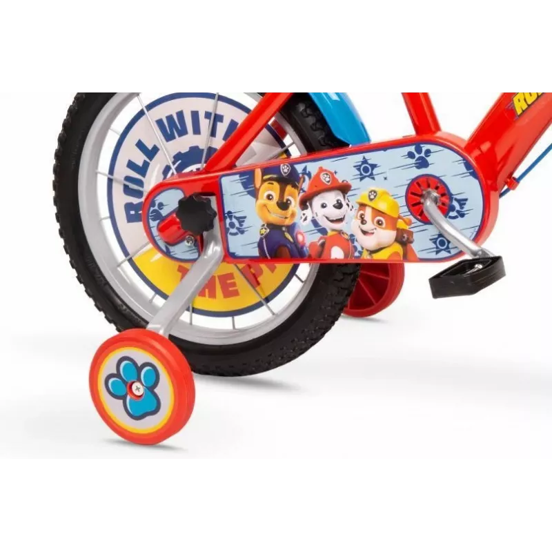 Kinderfahrrad Toimsa 16 Zoll Paw Patrol rot Modell 1678, 16-Zoll-Räder, Eingangschaltung