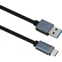 Herweck Helos PREMIUM - USB-Kabel - USB Typ A (M) auf 24 Pin USB-C (M) - USB 3,1 - 1,0m - Schwarz (288353)