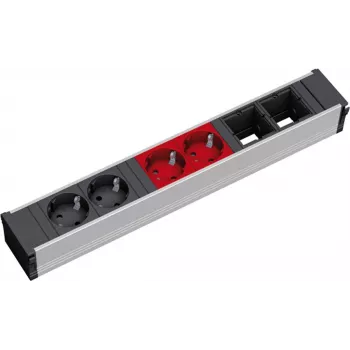 Power Distribution Unit Bachmann 912.025 4 AC Outlets Schwarz Rot