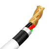 USB-A-auf-Micro-USB-B-Kabel Baseus TZCAMZJ-02 1,5 m Weiß
