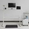 Manuell höhenverstellbarer Schreibtisch Ergo Office, max. 40 kg, max. Höhe 117 cm, mit Tischplatte für Arbeiten im Stehen und Sitzen, ER-401 W