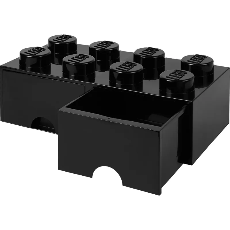Drawer LEGO Room Copenhagen Brick 8 schwarz – Aufbewahrungsschublade für LEGO Steine