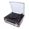 Audio-Plattenspieler Camry CR 1168 — Schwarz mit Holzfinish, 33/45 U/min, integrierte Lautsprecher, Cinch-Ausgang