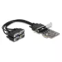 DeLOCK 66324 Interner RS-232 VGA Adapter PCIe Buchse Schwarz