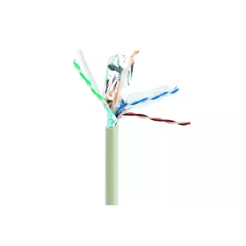 Gembird CAT6 FTP 100m Netzwerkkabel Grau F/UTP (FTP)