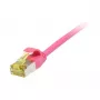 Patchkabel RJ45, CAT6A 500 MHz, 3 m, Magenta, U/FTP, Slimline rund d=3,8 mm, TPE/LSZH (Superflex), AWG32, mit Cat.7-Rohkabel, Synergy 21 (S217386V3)