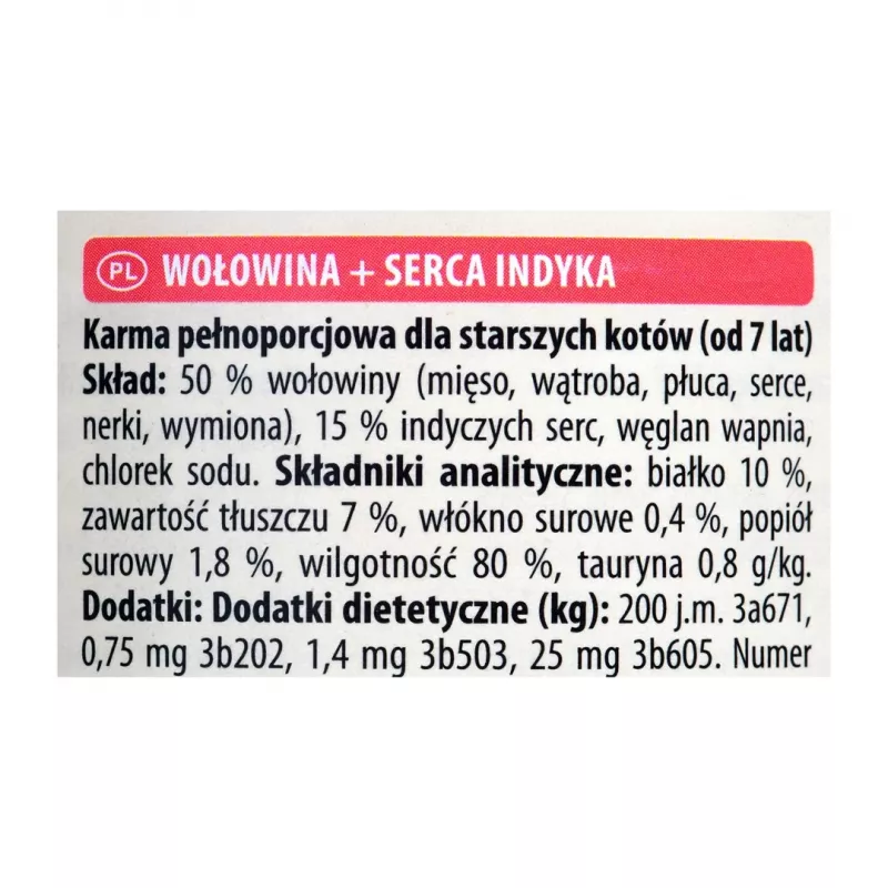 ANIMONDA Carny Senior Rind und Putenherzen – Nassfutter für Katzen – 400g