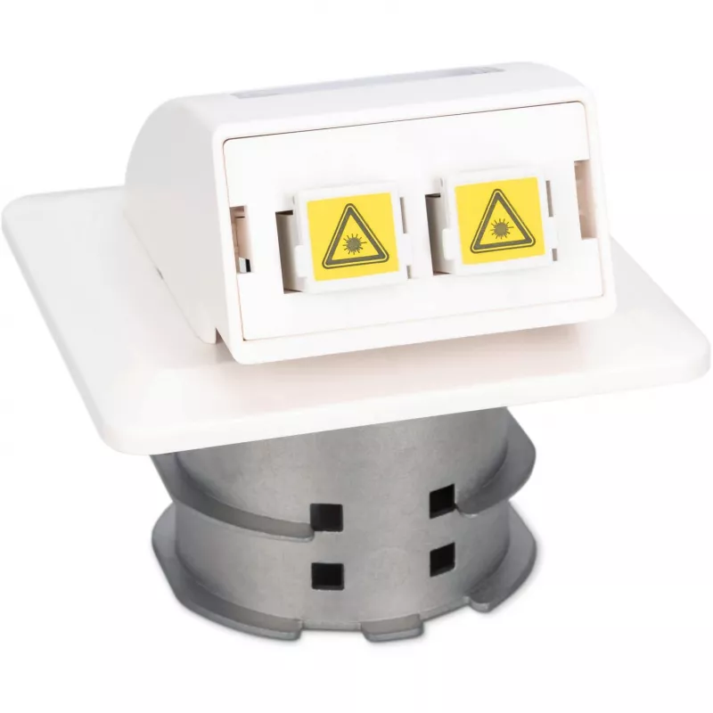 Digitus FTTH Glasfaser-Unterputz-Wandanschlussdose DN-93201 SC/LC-Adapter 86x30x86mm