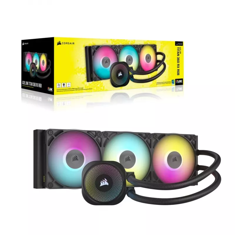 All-in-One-Flüssigkeitskühler Corsair iCUE LINK TITAN RX RGB