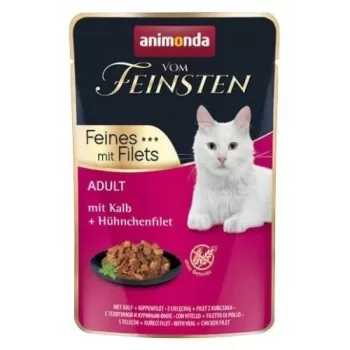 ANIMONDA vom Feinsten Kalb - Nassfutter für Katzen - 85 g