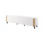 RTV-Schrank FARO 200x42x52 weiß matt + Eiche craft