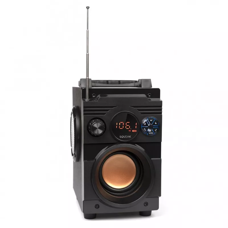 Squeak Bassblaster Bluetooth 5.1 Lautsprecher, FM-Radio, MP3-Player SQ1001