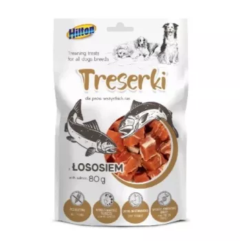 Nassfutter-Leckerli Hilton Lachs 80 g Beutel