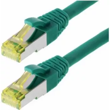 Netzwerkkabel Helos Cat 6a S/FTP 1,5 m Grün