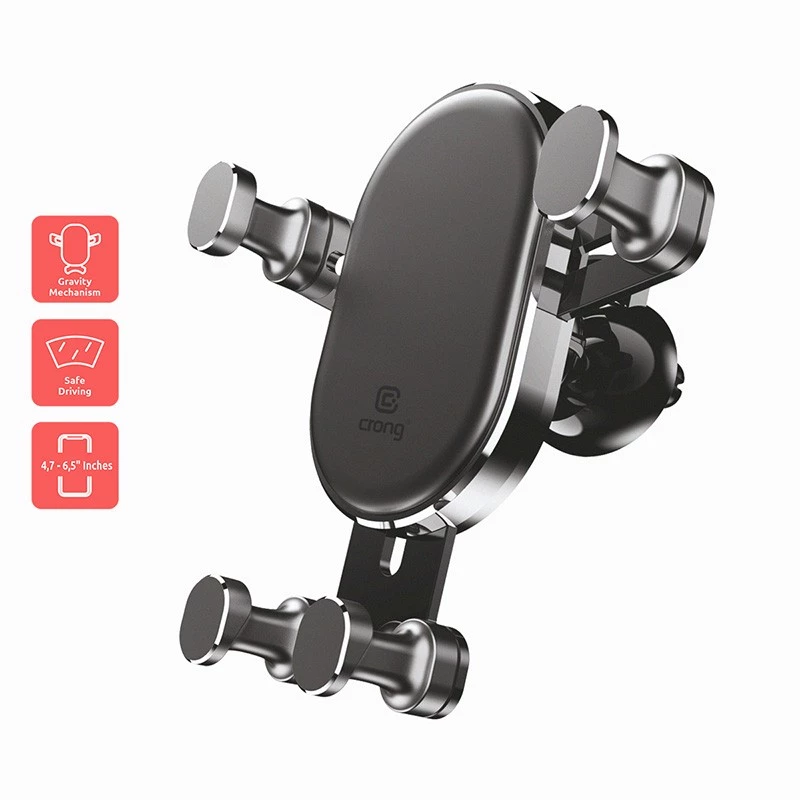 Autohalterung Crong CRG-CH5-BLK — verstellbare Universal-Telefonhalterung