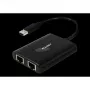 USB 3.0 Netzwerkadapter ALLNET ALL-NC-2G-102-USB-A mit 2x Gigabit Ethernet und 1x USB-Hub