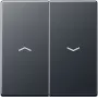 Wand-Bedienfeld Jung A 595 BF P ANM, schwarz, Modell A595BFPANM