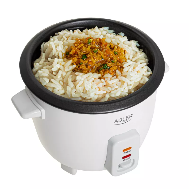 Adler AD 6418 Reiskocher Schwarz, Edelstahl 1000 W