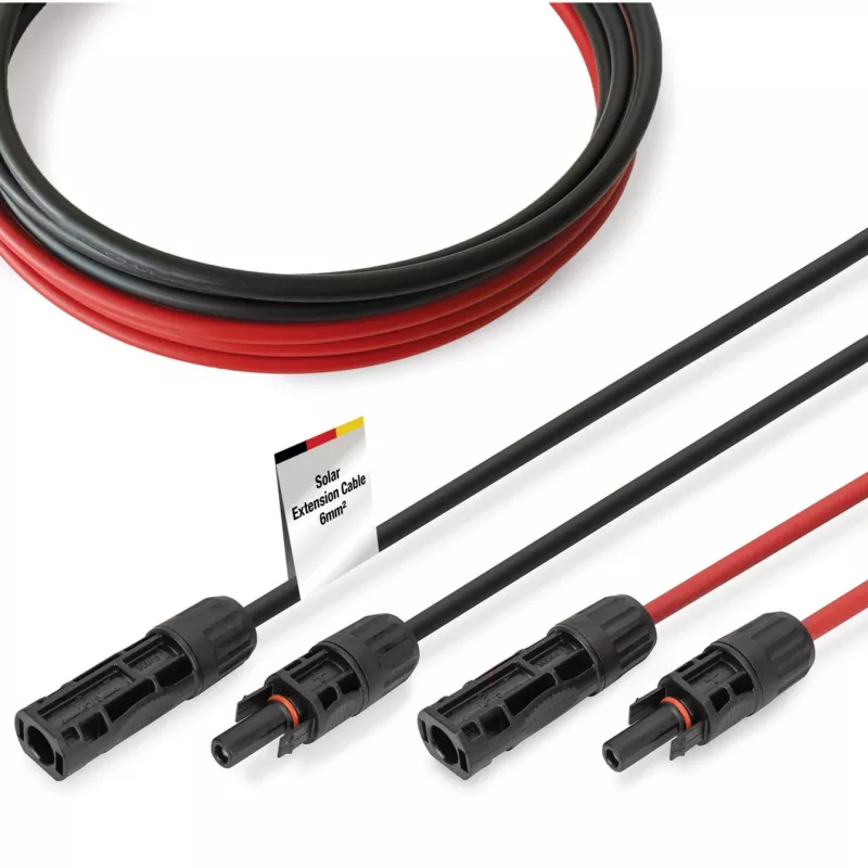 Kabel Digitus DK-SCEC66-0100 6 mm² MC4 10 m Schwarz Rot