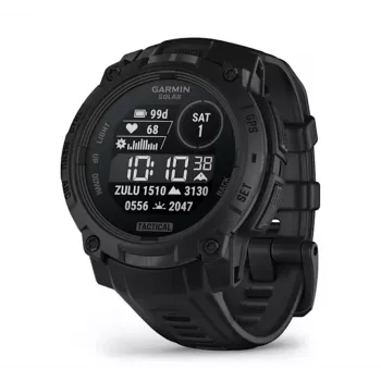 Smartwatch GARMIN Instinct 3 45mm Solar Tactical Edition Schwarz — 45 mm, Solar-Ladefunktion, GPS, Herzfrequenzmesser