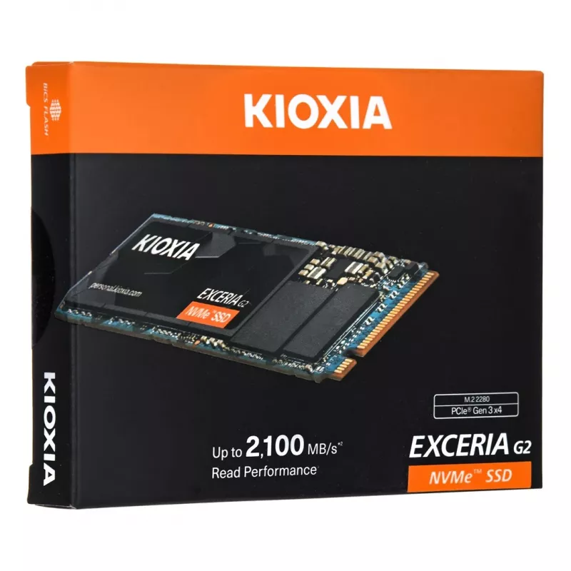 SSD-Festplatte Kioxia 2 TB M.2 PCI Express 3.1a NVMe EXCERIA G2