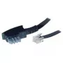 S/CONN 3m TAE-N - RJ12 Schwarz Transparent ShiverPeaks