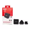 Unitek P1117B USB-C PD 65W Universelles Mobil-Ladegerät, 2x USB‑C PD + 1x USB‑A, Schwarz