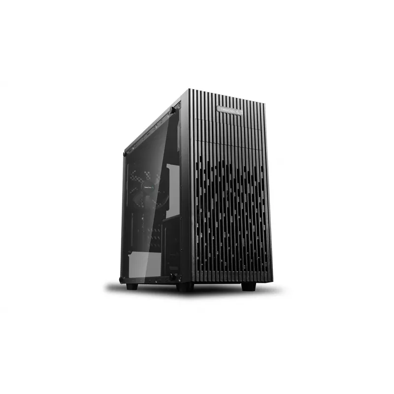 PC-Gehäuse DeepCool Matrexx 30 Mini Tower — Micro ATX, Tempered Glass, 3x3,5 Zoll / 2x2,5 Zoll Einschübe, GPU bis 25 cm