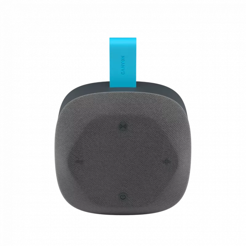 Canyon Hexagon 10 - Bluetooth 5.3 Lautsprecher - USB-C - Kartenleser - IPX5 - blau-grau