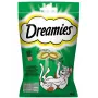 Katzenleckerlis Dreamies mit Katzenminze 60 g – knusprige, mundgerechte Fleischsnacks, 22 % Protein, 22 % Fett, 2 % Rohfaser
