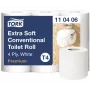 Toilettenpapier Tork Premium Extra Soft Conventional T4 — 4-lagige Rollen 9,7 cm x 19,1 m, Packung mit 6
