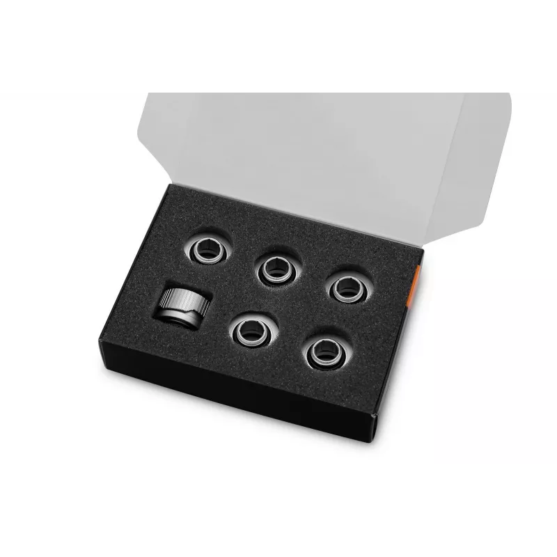 EK Water Blocks EK-Quantum Torque 6-Packung HDC 16 Drehmomentschlüssel-Endstück Silber 1/4 6 St.