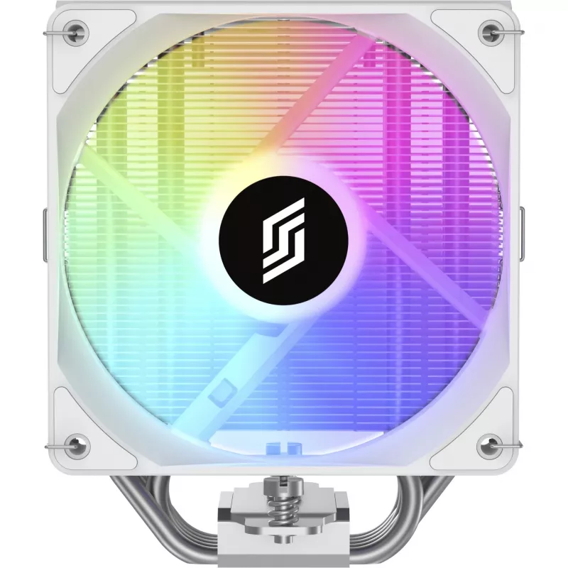 CPU-Kühler Silentware Bora RGB Weiß mit 120-mm-PWM-ARGB-Lüfter, 215 W TDP, kompatibel mit AM5 und LGA1851