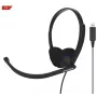 Koss CS200 USB-Headset Kabelgebundenes Kopfband Telefonate/Musik USB Typ-A Schwarz
