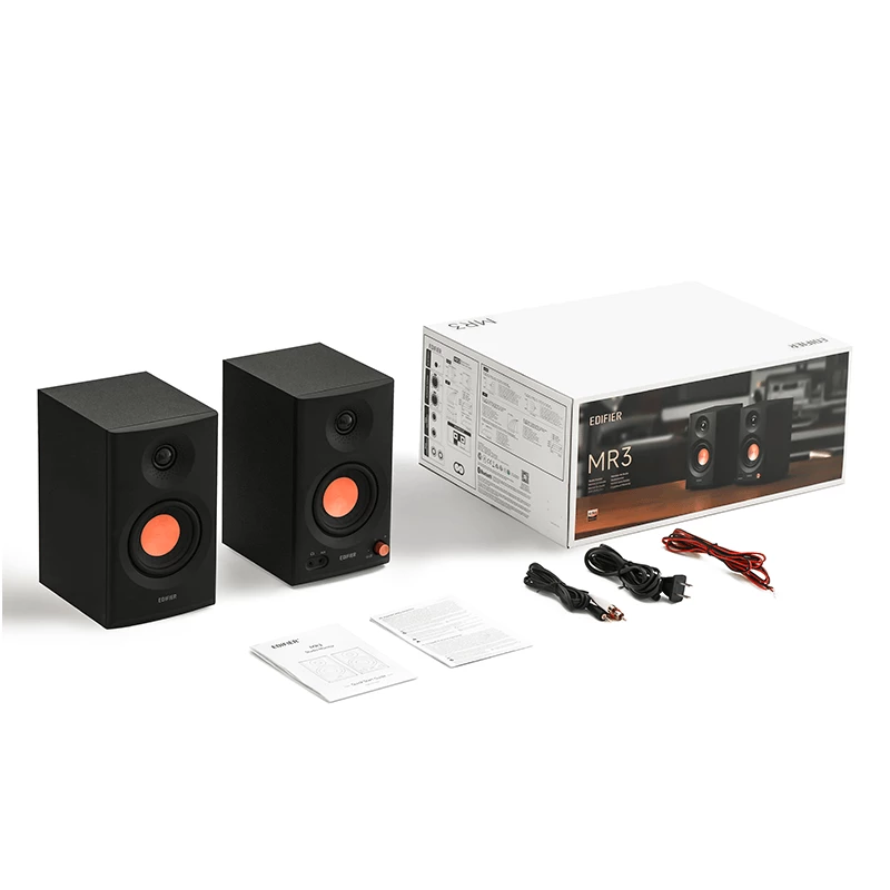 Edifier | Aktive Studiomonitore | MR3 | 18W x 2 W | Bluetooth | Schwarz | ≥ 85 dB | Drahtlose Verbindung