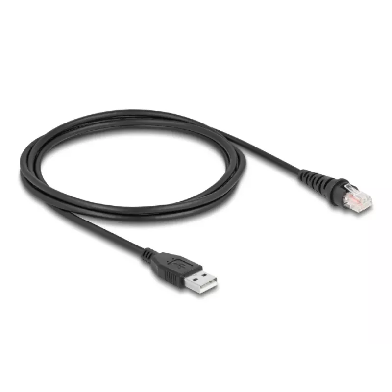 DeLOCK RJ50 auf USB 2.0 Typ-A Barcode-Scanner-Kabel 2 m