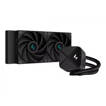 All-in-One-Flüssigkeitskühler DeepCool LS520S — 120-mm-Lüfter, 500–2250 U/min, schwarz, unterstützt LGA1700/AM5/TR4