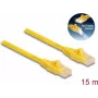 DeLOCK RJ45-Kabel Cat.6A U/UTP Fast Tracing 15 m Gelb