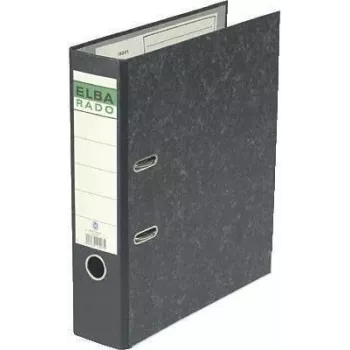 ELBA Ordner ELBArado 100081018 DIN A4 80mm Karton schwarz (100081018)