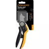 Astschere Fiskars Plus PowerLever Amboss Schwarz Orange