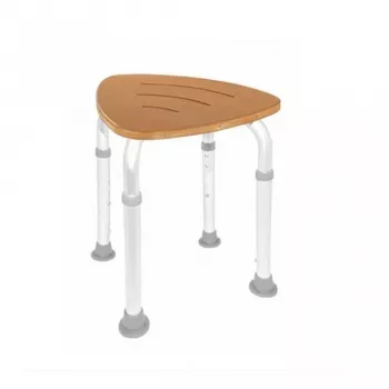 Bade- und Duschhocker aus Holz