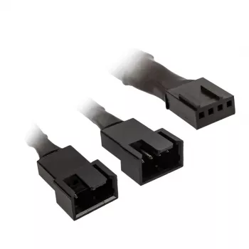 Kolink PWM-Lüfter-Y-Kabel 1-auf-2, 35 cm, schwarz, umflochten, Modell PGW-AC-KOL-111