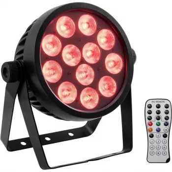 LED-Spot EUROLITE 4C-12 Silent schlank 12W RGBW – kompakter Bühnen-/Umgebungslichtstrahler