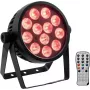 LED-Spot EUROLITE 4C-12 Silent schlank 12W RGBW – kompakter Bühnen-/Umgebungslichtstrahler