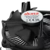 Akasa Intel LGA1700 Prozessor Hybrid-Kühler 9 cm Aluminium, Schwarz 1 Stk.