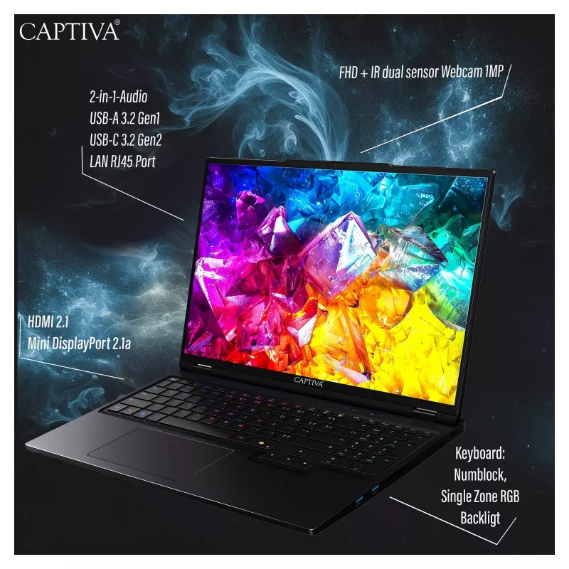 Captiva Notebook Ultimate Gaming R95-062GE 64GB/4TB SSD RTX5090 Win 11