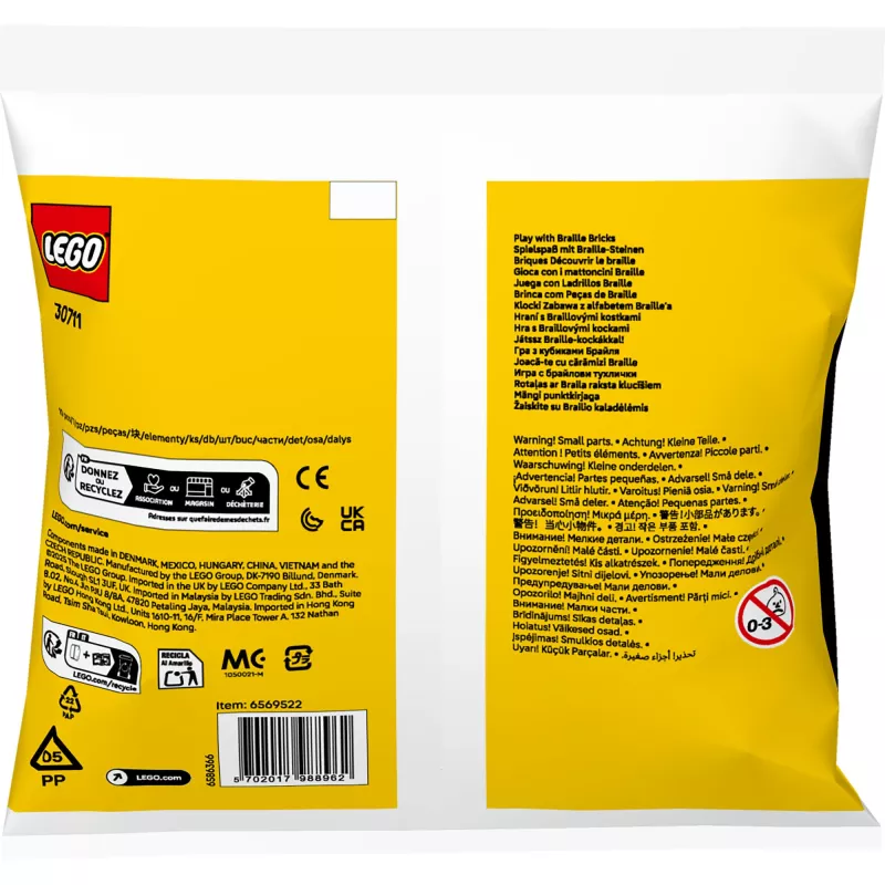 LEGO Lernbausteine zum Schreiben Set 30711 — taktile Lernblöcke für frühe Handschrift und Geschichtenerzählen