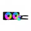 All-in-One-Flüssigkeitskühler Fractal Design Lumen S24 v2 RGB — 240-mm-Radiator, 120-mm-RGB-Lüfter, Schwarz